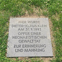 Am 28. Juni wurde die Gedenkstele für Dieter-Klaus Klein eingeweiht.