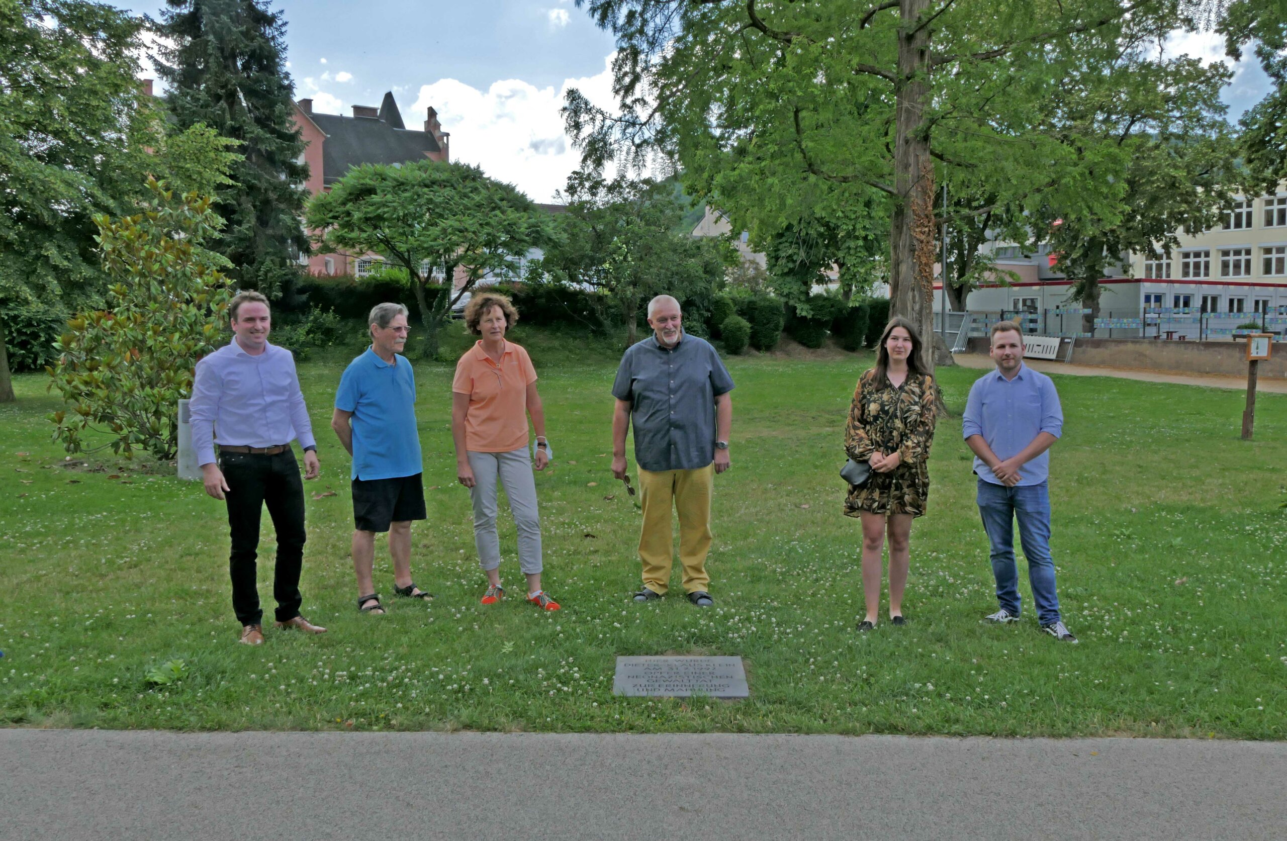 (v.l.n.r) Marcel Caspers, Robert Hoß, Beate Deres, Dirk Herminghaus, Lara Cordier, Tim Baumann ; Foto: Achim Gottschalk, allgrafics