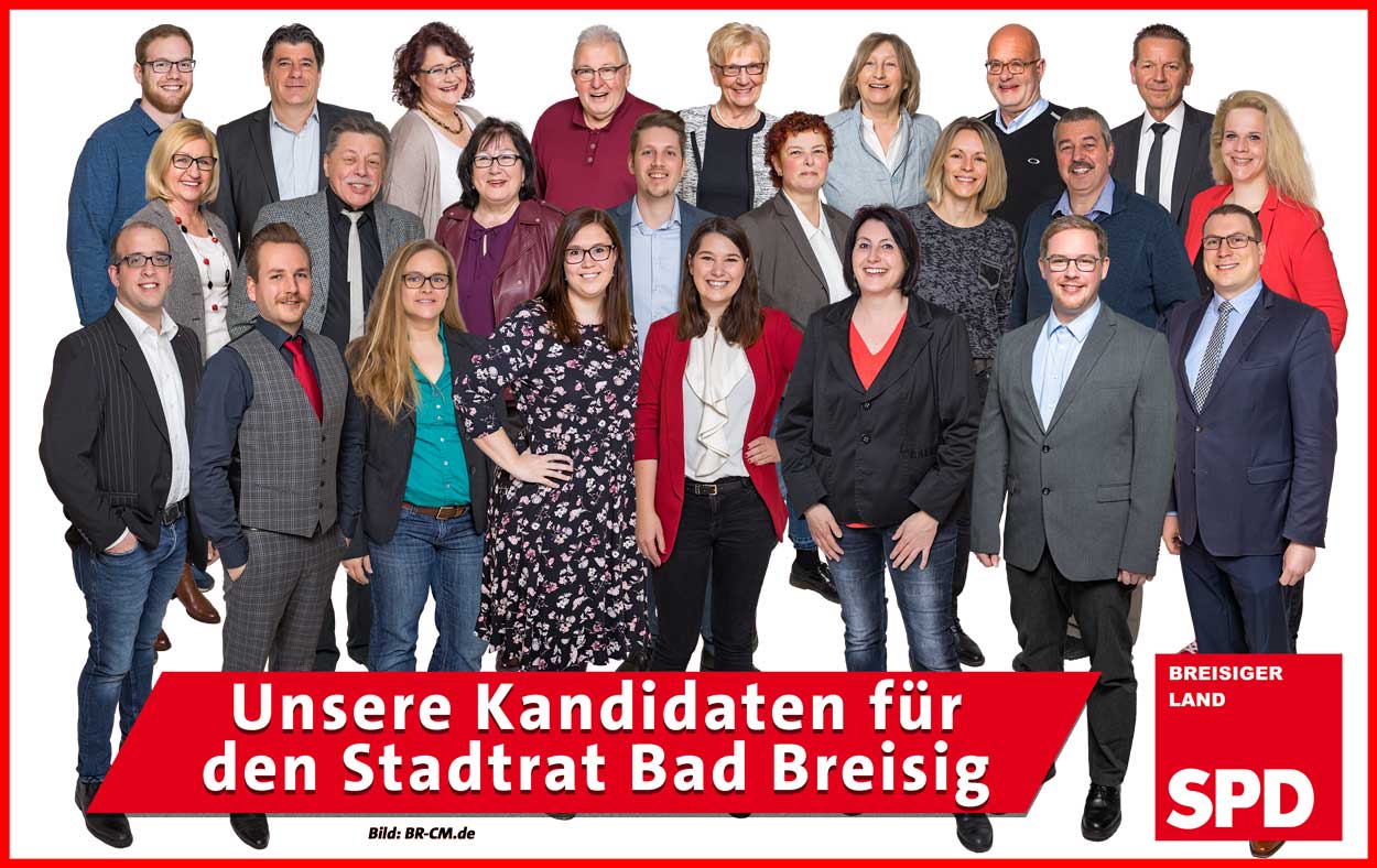 Unsere Kandidatinnen und Kandidaten für den Stadtrat